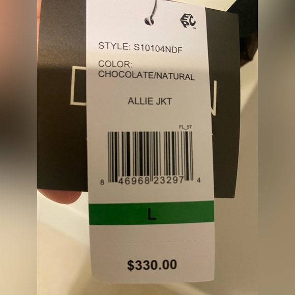 S13 Allie Chocolate Jacket with Fur Hood from Nordstrom Size Large - Picture 3 of 7